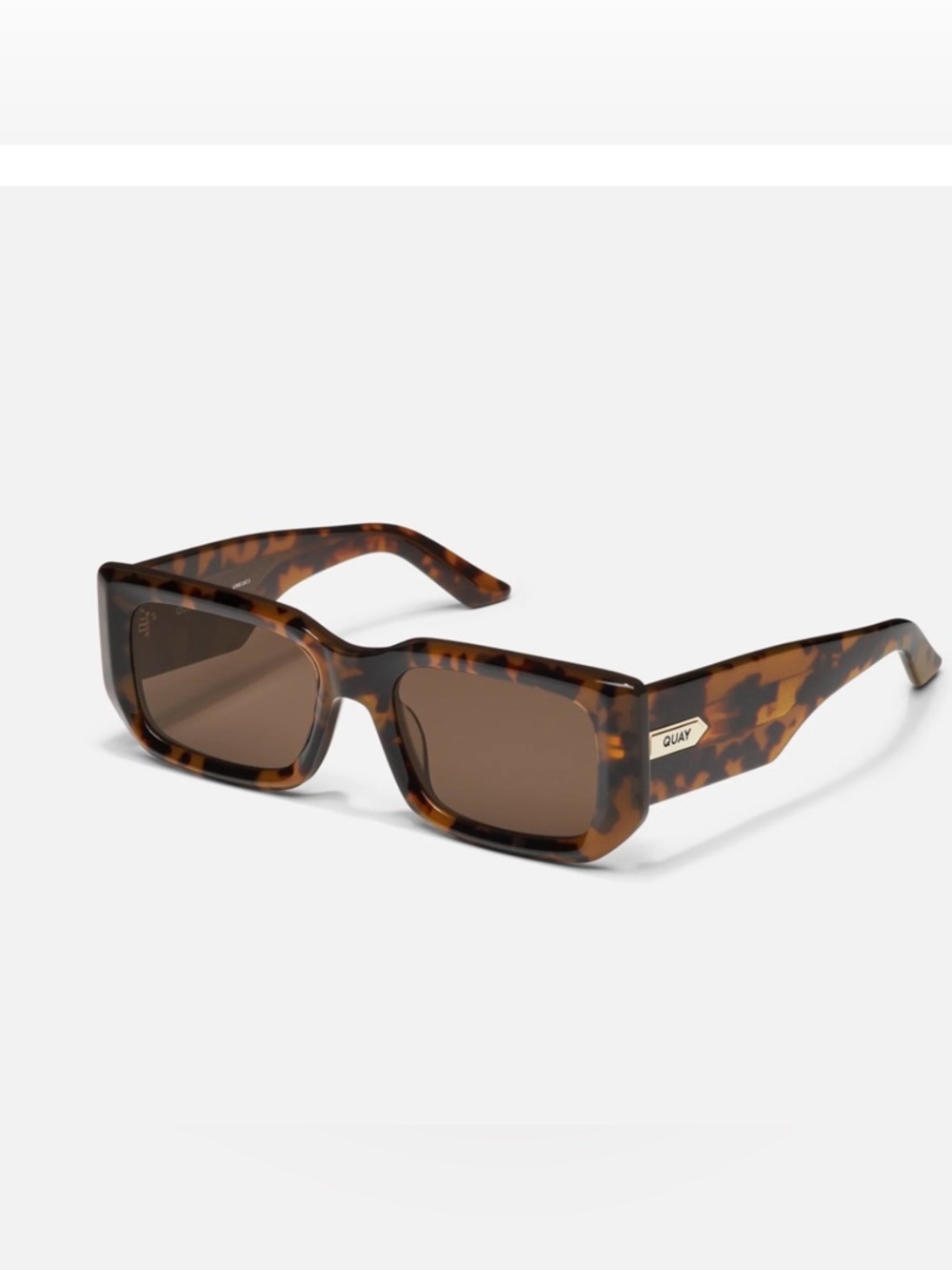 Quay Australia Tortoiseshell “ tell me more” sunnies w/ case